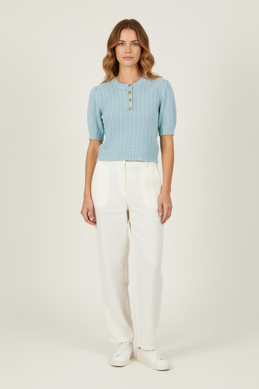 Pull Bleu - Taille S/36 de la marque Bérénice | PARAD72400 - Vendu par Paradigme - Image 1