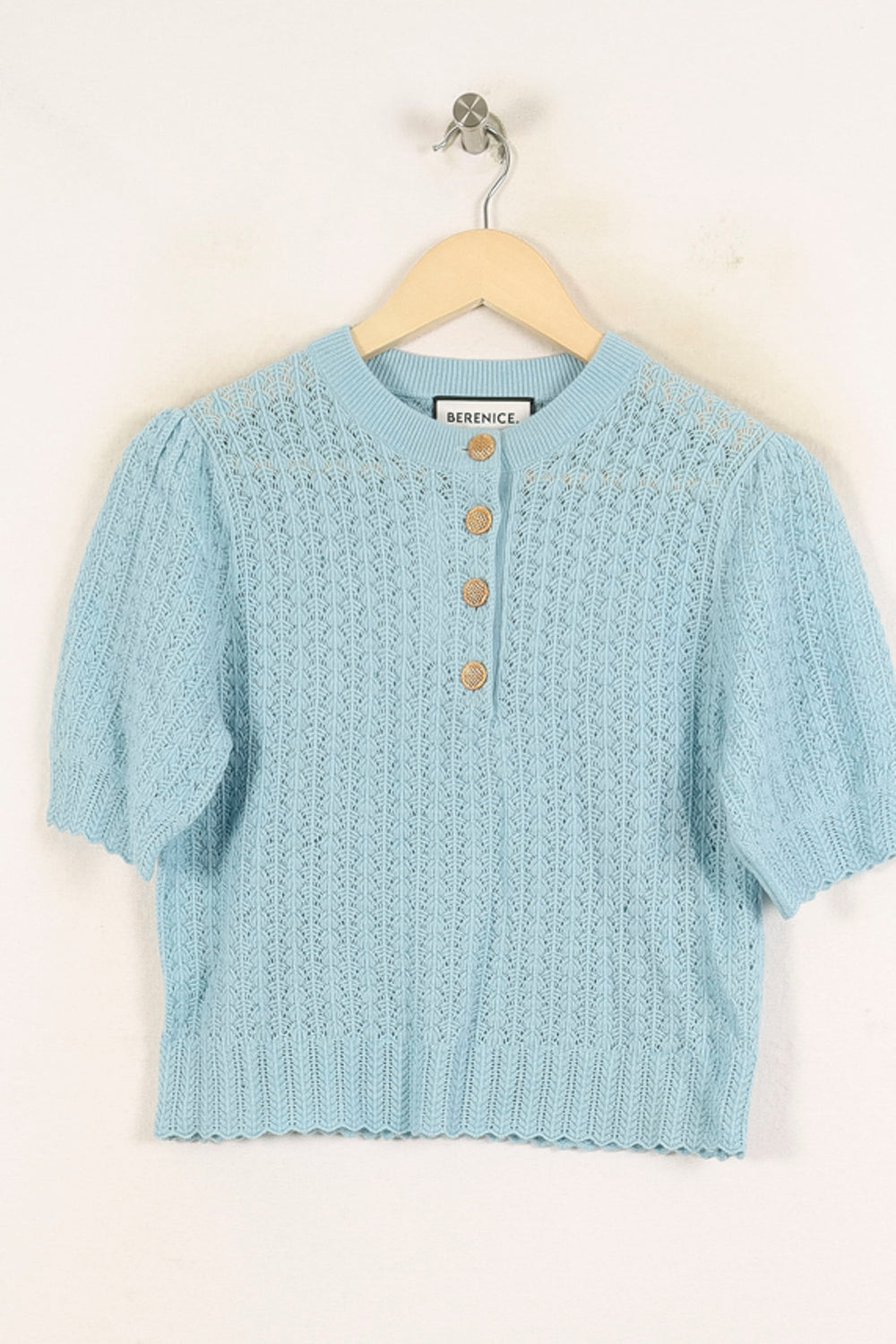 Pull Bleu - Taille S/36 de la marque Bérénice | PARAD72400 - Vendu par Paradigme - Image 2