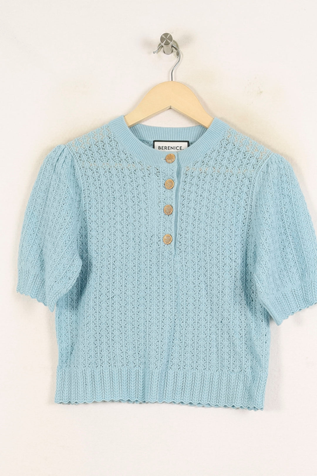 Pull Bleu - Taille S/36 de la marque Bérénice | PARAD72400 - Vendu par Paradigme - Image 2