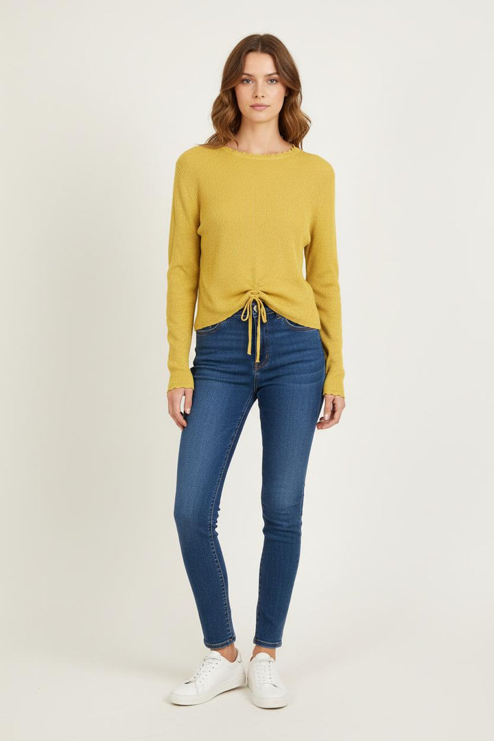 Pull Jaune - Taille S/36 de la marque Bérénice | PARAD72405 - Vendu par Paradigme - Image 1