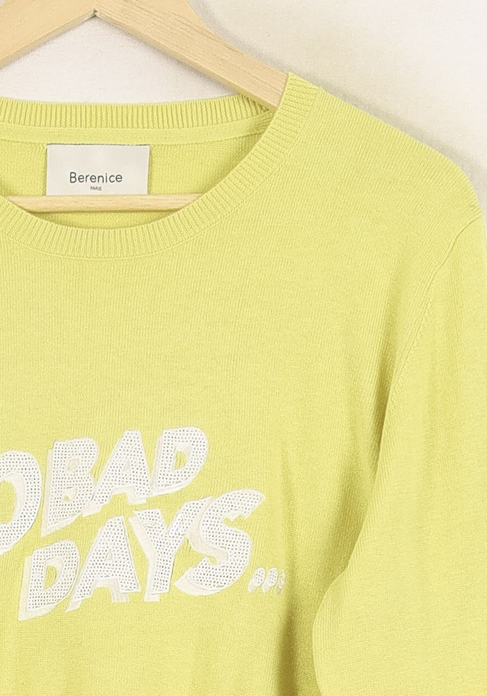 Sweat Vert - Taille L/40 de la marque Bérénice | PARAD72406 - Vendu par Paradigme - Image 3
