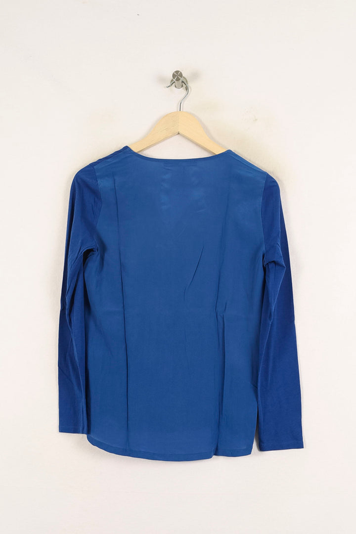 Blouse Bleue - Taille L/40 de la marque Comptoir des Cotonniers | PARAD72411 - Vendu par Paradigme - Image 4