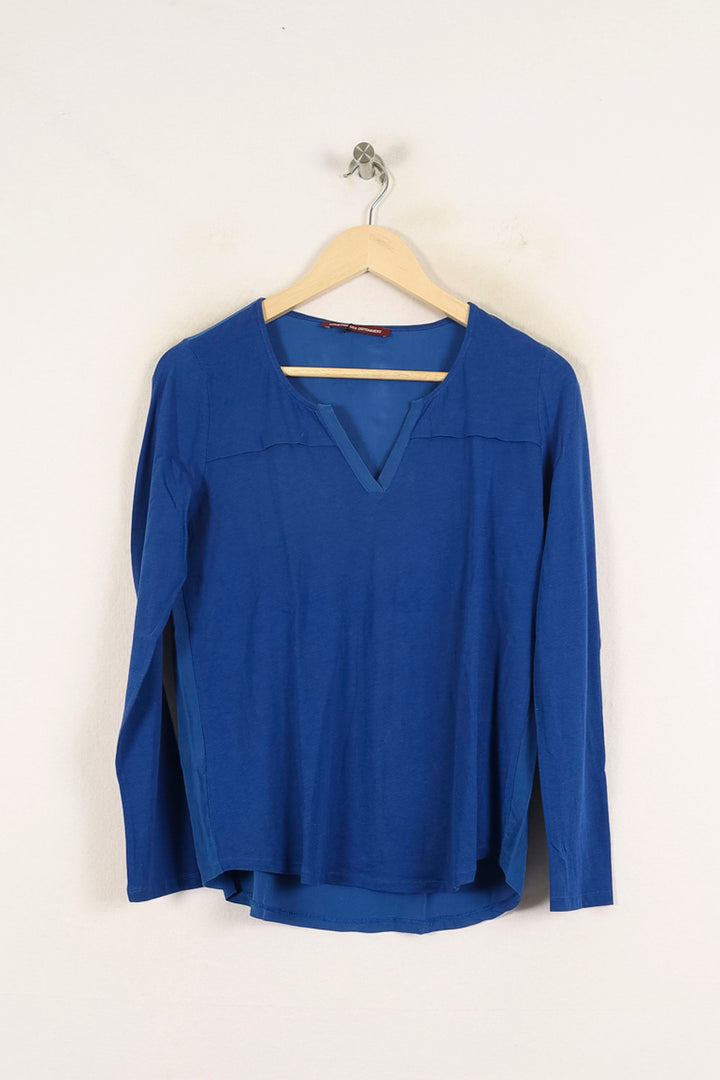 Blouse Bleue - Taille L/40 de la marque Comptoir des Cotonniers | PARAD72411 - Vendu par Paradigme - Image 2