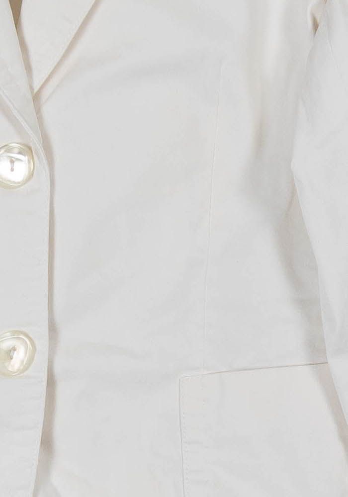 Blazer Blanc - Taille XL/42 de la marque Max Mara | PARAD72416 - Vendu par Paradigme - Image 3