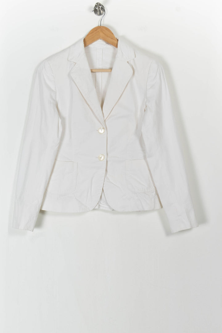 Blazer Blanc - Taille XL/42 de la marque Max Mara | PARAD72416 - Vendu par Paradigme - Image 2