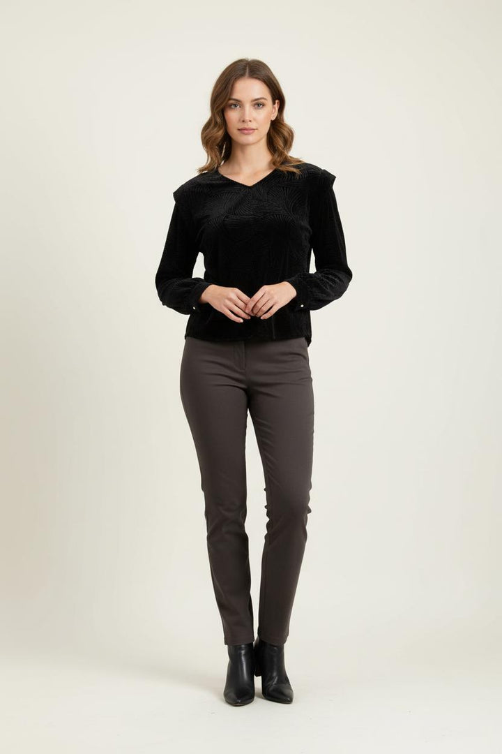 Blouse Noire - Taille S/36 de la marque IKKS | PARAD72418 - Vendu par Paradigme - Image 1