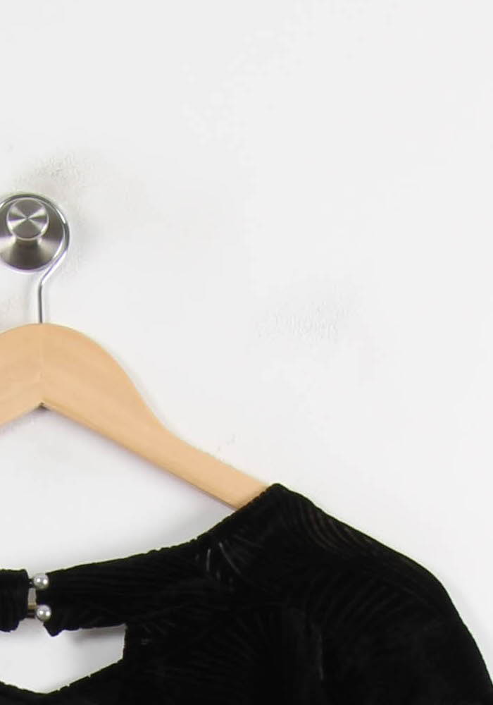 Blouse Noire - Taille S/36 de la marque IKKS | PARAD72419 - Vendu par Paradigme - Image 3