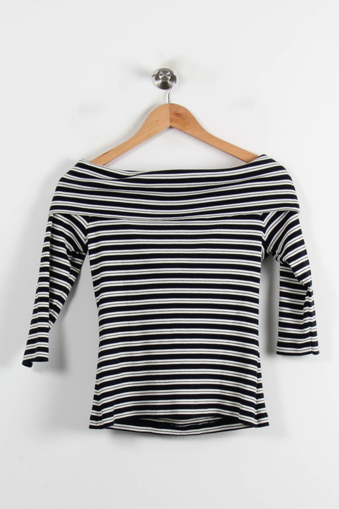 Top Rayé Bleu et Blanc - Taille L/40 de la marque La Fée Maraboutée | PARAD72421 - Vendu par Paradigme - Image 4