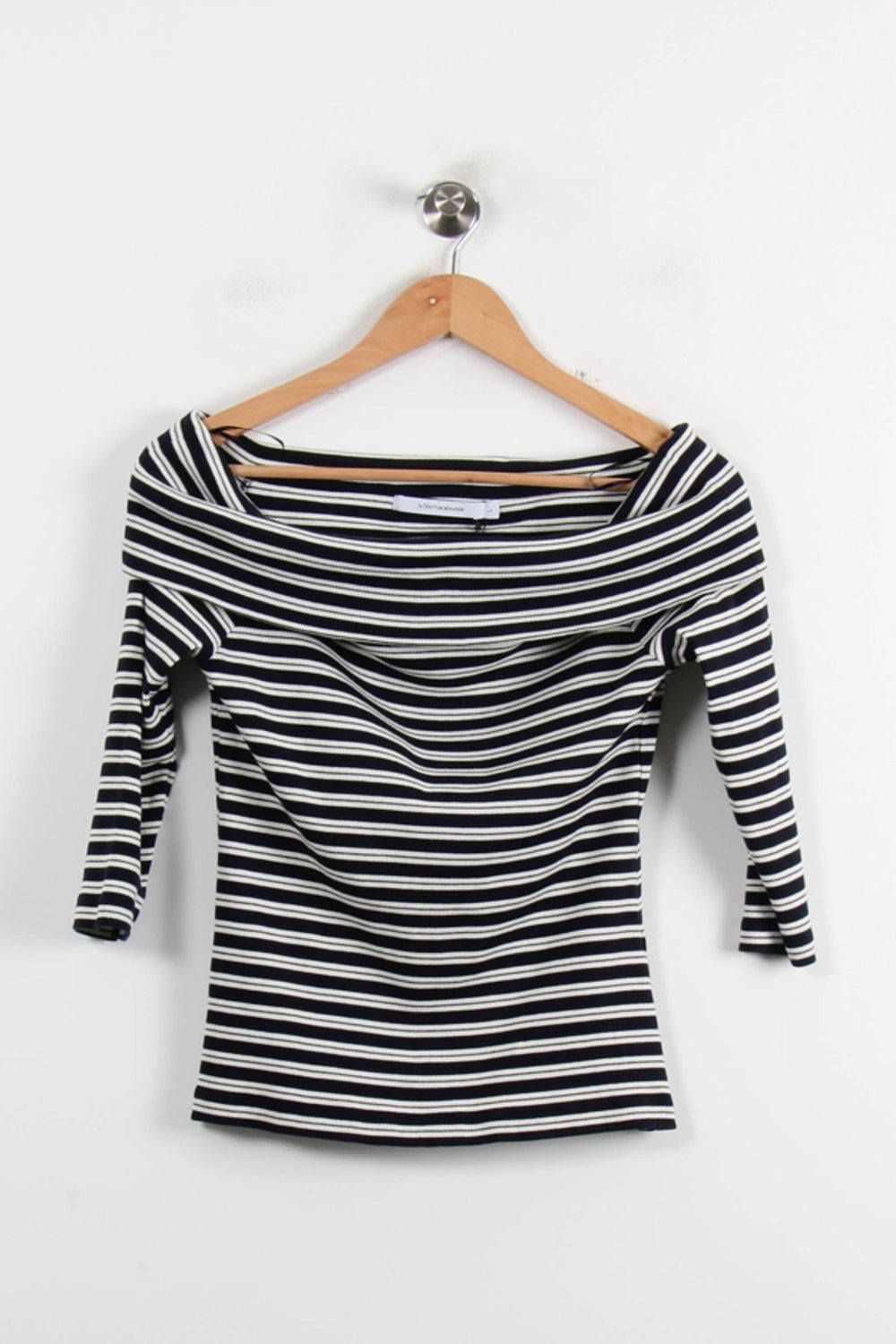 Top Rayé Bleu et Blanc - Taille L/40 de la marque La Fée Maraboutée | PARAD72421 - Vendu par Paradigme - Image 2