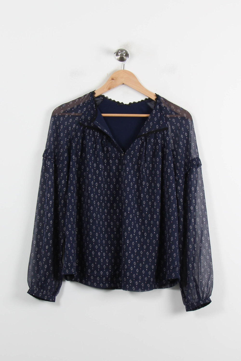 Blouse Bleue - Taille XS/34 de la marque One Step | PARAD72425 - Vendu par Paradigme - Image 2