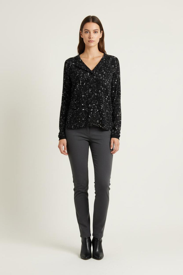 Blouse Noire et Blanche - Taille XS/34 de la marque One Step | PARAD72426 - Vendu par Paradigme - Image 1