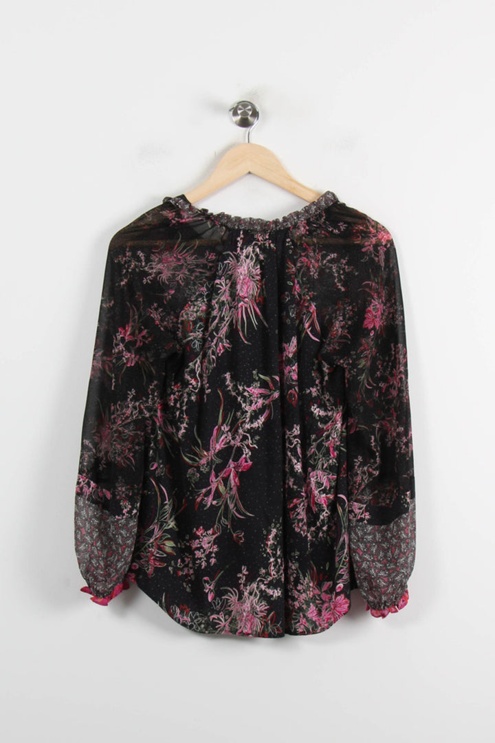 Blouse Noire et Rose - Taille XS/34 de la marque One Step | PARAD72428 - Vendu par Paradigme - Image 2