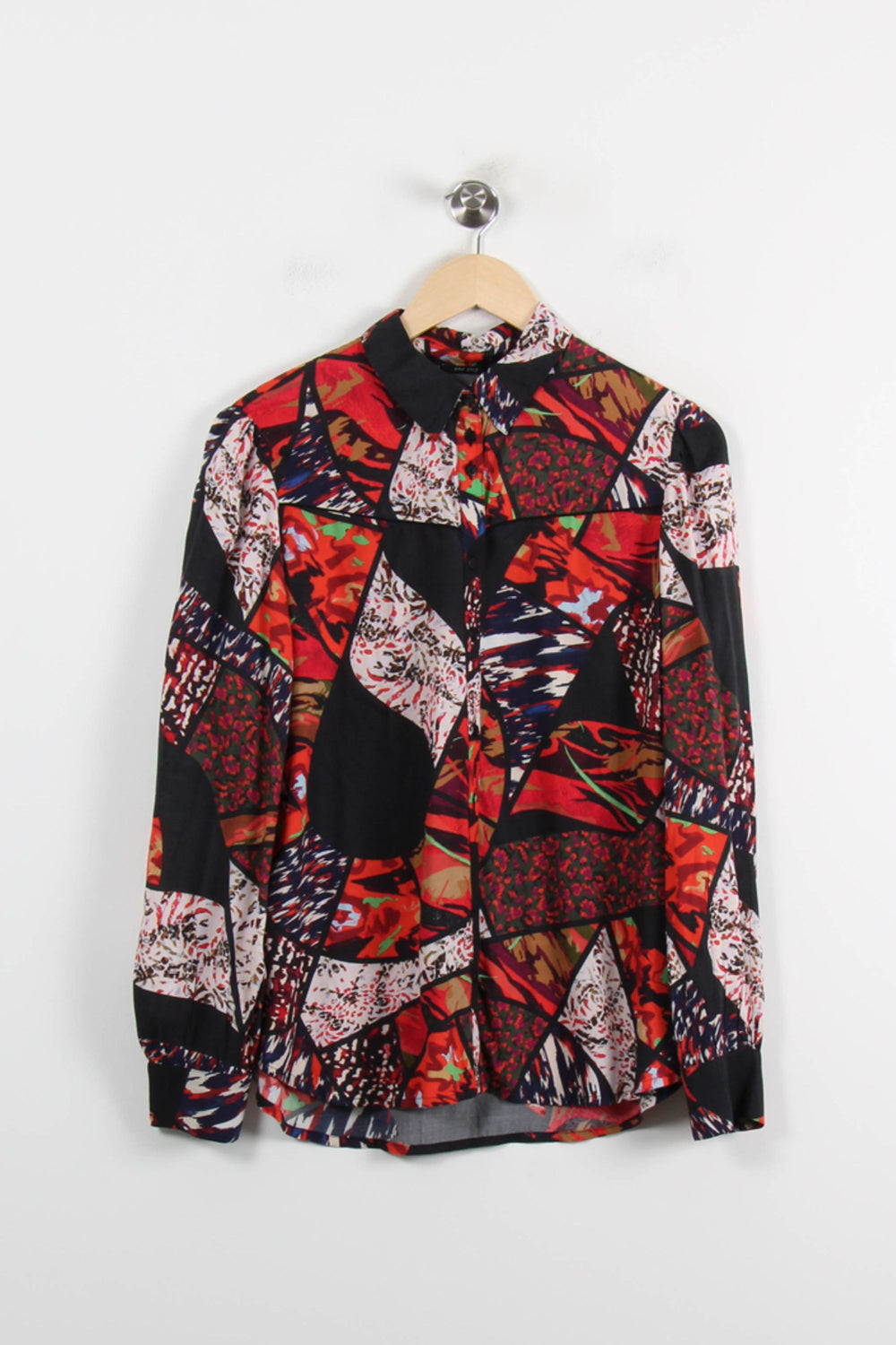 Chemise Rouge et Noire - Taille M/38 de la marque One Step | PARAD72435 - Vendu par Paradigme - Image 2