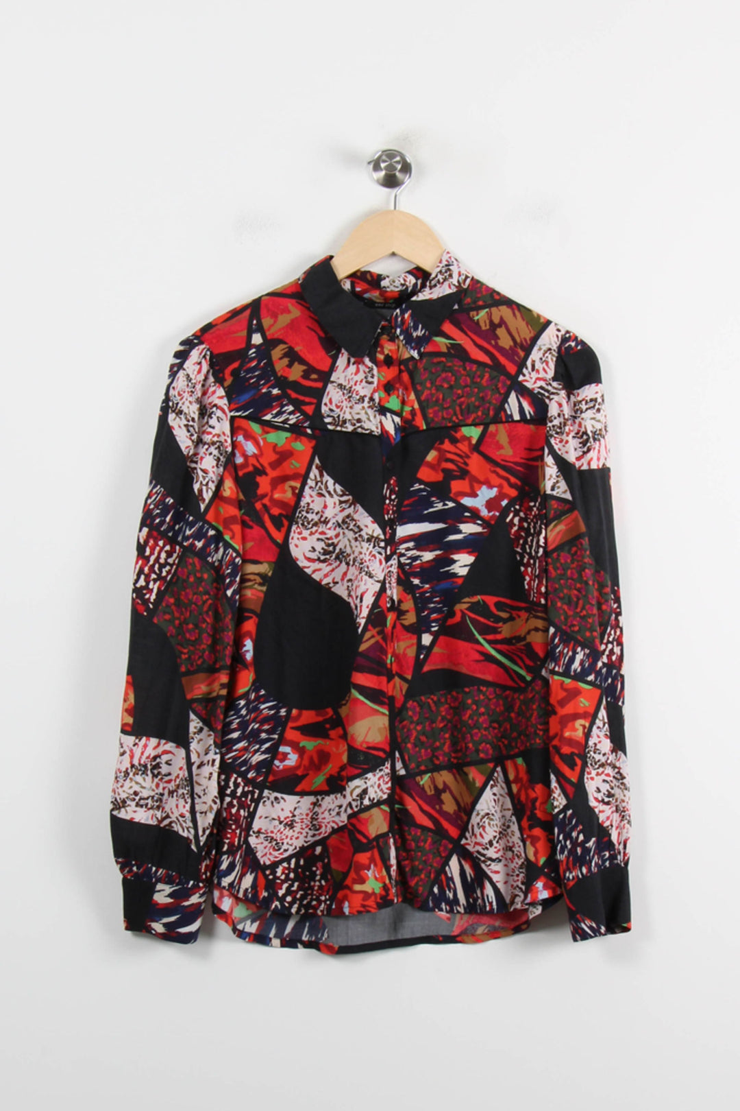 Chemise Rouge et Noire - Taille M/38 de la marque One Step | PARAD72435 - Vendu par Paradigme - Image 2