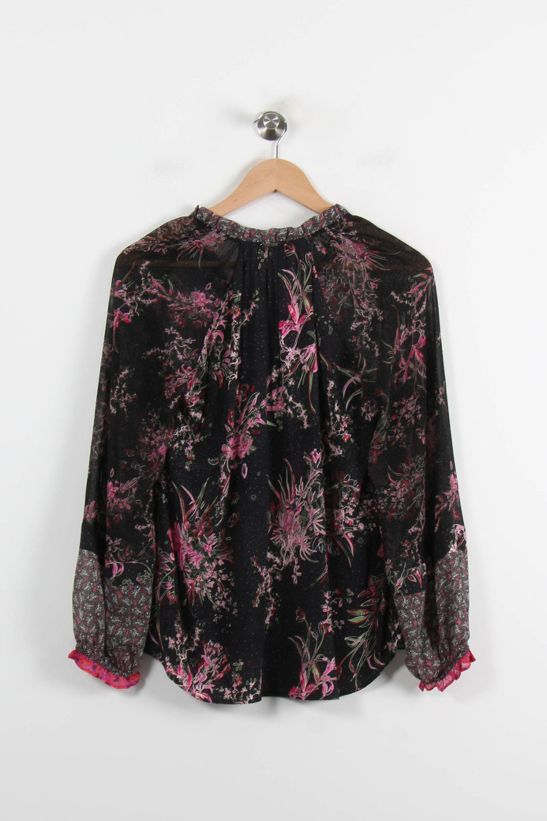 Blouse Noire et Rose - Taille S/36 de la marque One Step | PARAD72437 - Vendu par Paradigme - Image 4