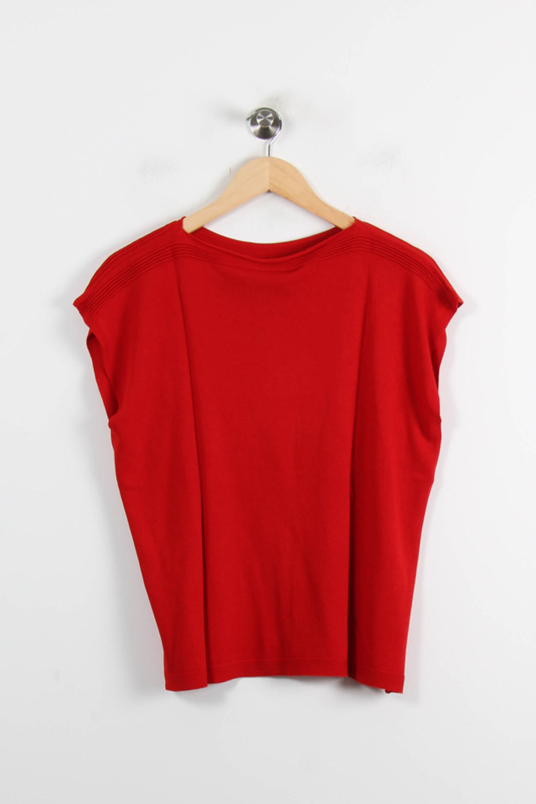 Pull Rouge - Taille M/38 de la marque La Fée Maraboutée | PARAD72439 - Vendu par Paradigme - Image 4