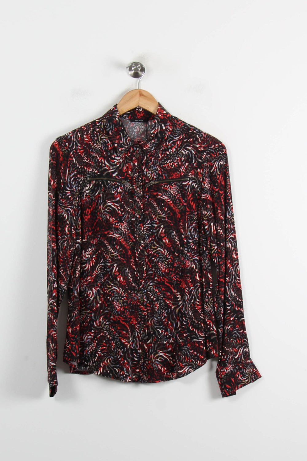 Chemise Rouge et Noire - Taille S/36 de la marque One Step | PARAD72440 - Vendu par Paradigme - Image 2