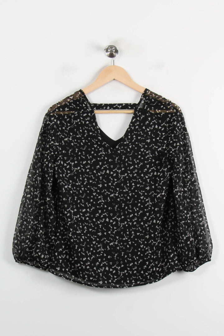 Blouse Noire et Blanche - Taille XS/34 de la marque One Step | PARAD72444 - Vendu par Paradigme - Image 4