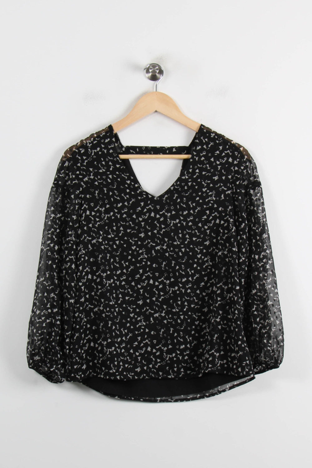 Blouse Noire et Blanche - Taille XS/34 de la marque One Step | PARAD72444 - Vendu par Paradigme - Image 2