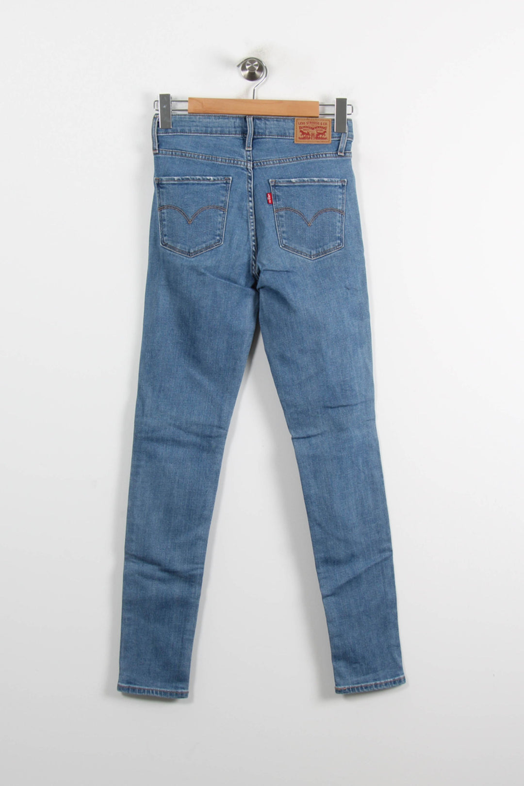 Jean Skinny Bleu - Taille S/36 de la marque Levi's | PARAD72452 - Vendu par Paradigme - Image 4