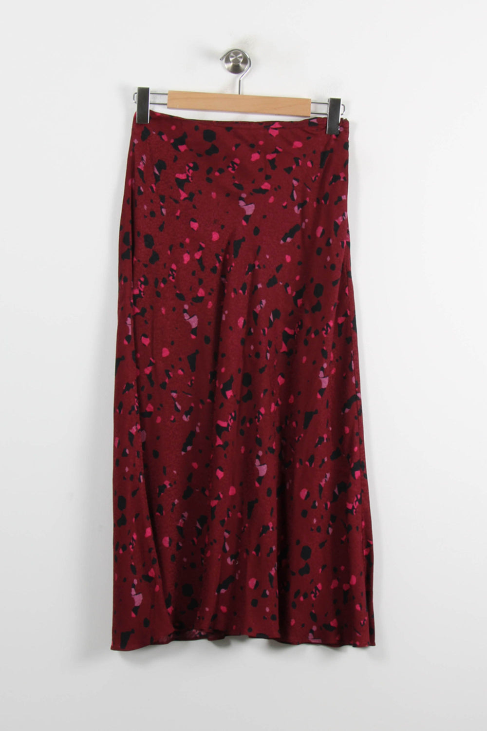 Jupe Midi Bordeaux et Noir - Taille S/36 de la marque ba&sh | PARAD72453 - Vendu par Paradigme - Image 2
