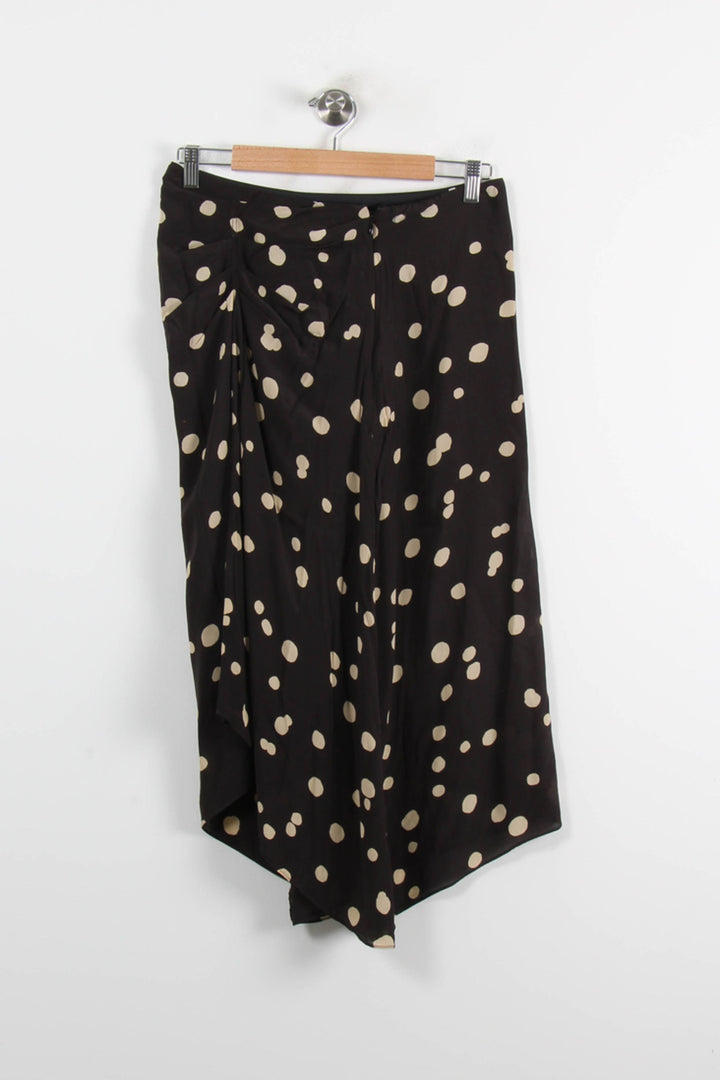 Jupe Midi Noire et Blanche - Taille L/40 de la marque ba&sh | PARAD72455 - Vendu par Paradigme - Image 4