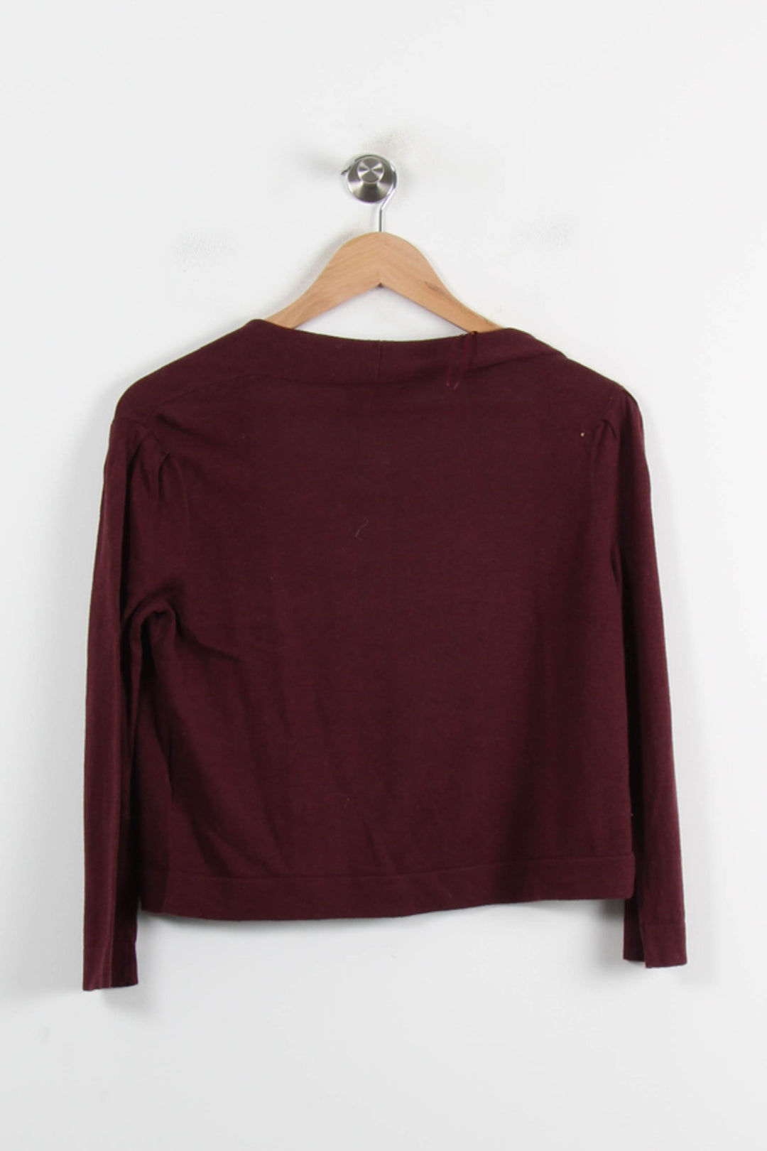 Cardigan Bordeaux - Taille XS/34 de la marque Caroll | PARAD72462 - Vendu par Paradigme - Image 4