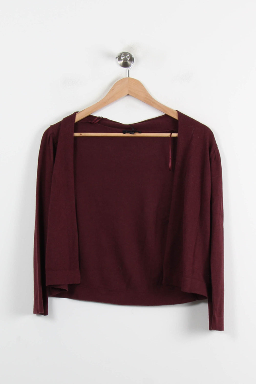 Cardigan Bordeaux - Taille XS/34 de la marque Caroll | PARAD72462 - Vendu par Paradigme - Image 2