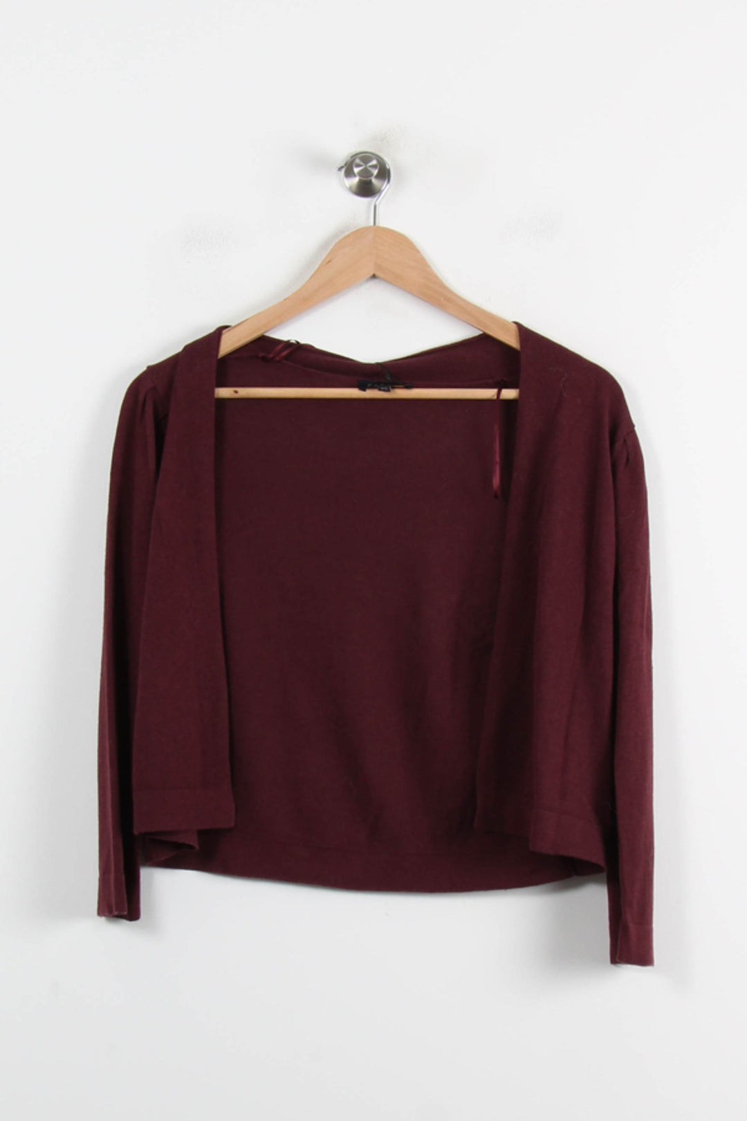 Cardigan Bordeaux - Taille XS/34 de la marque Caroll | PARAD72462 - Vendu par Paradigme - Image 2
