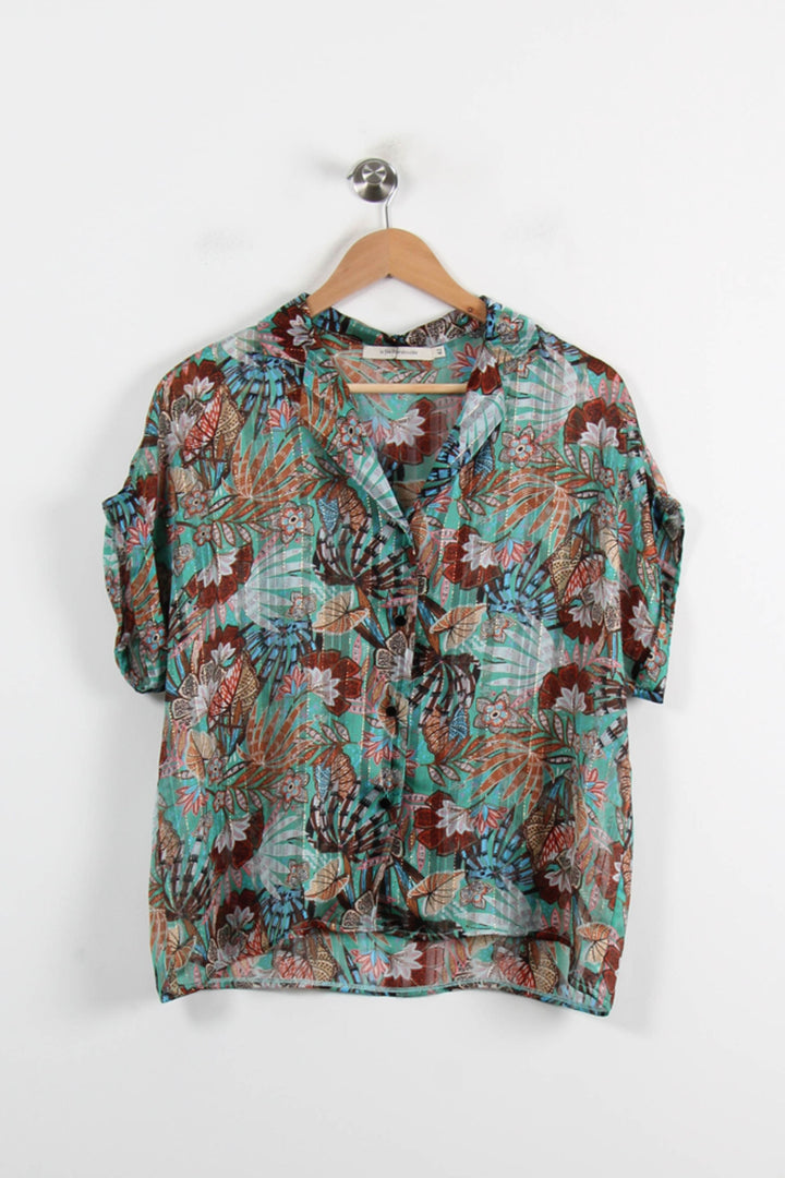 Chemisier Multicolore - Taille XL/42 de la marque La Fée Maraboutée | PARAD72466 - Vendu par Paradigme - Image 2