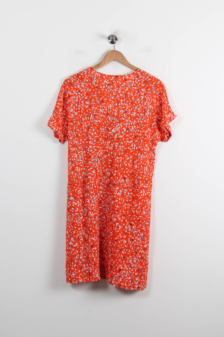 Robe Courte Orange et Blanche - Taille L/40 de la marque One Step | PARAD72469 - Vendu par Paradigme - Image 4