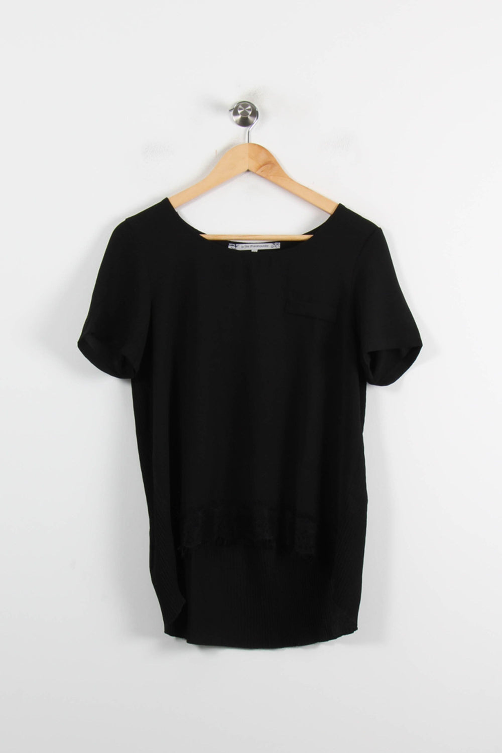 Blouse Noire - Taille XL/42 de la marque La Fée Maraboutée | PARAD72472 - Vendu par Paradigme - Image 2