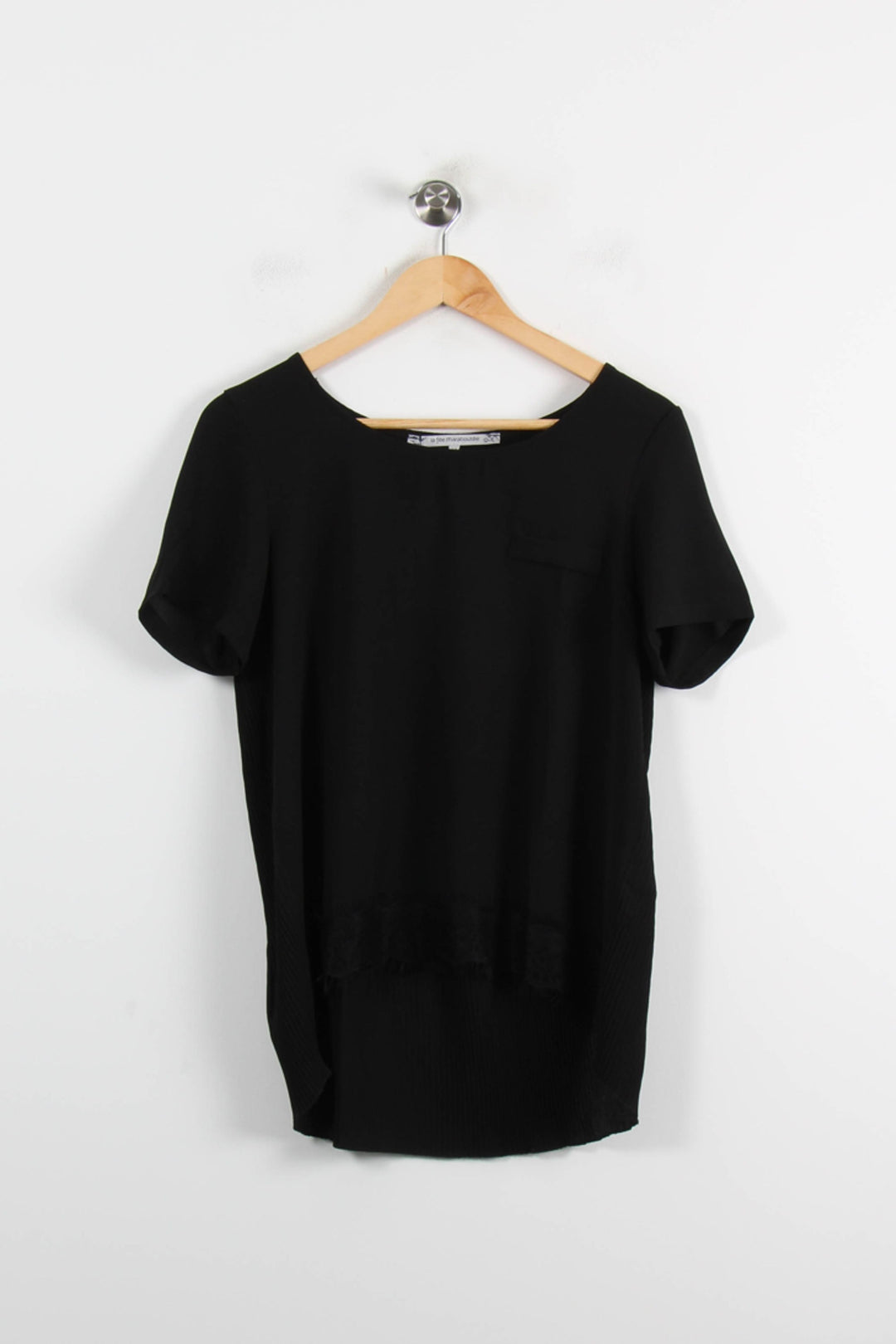 Blouse Noire - Taille XL/42 de la marque La Fée Maraboutée | PARAD72472 - Vendu par Paradigme - Image 2