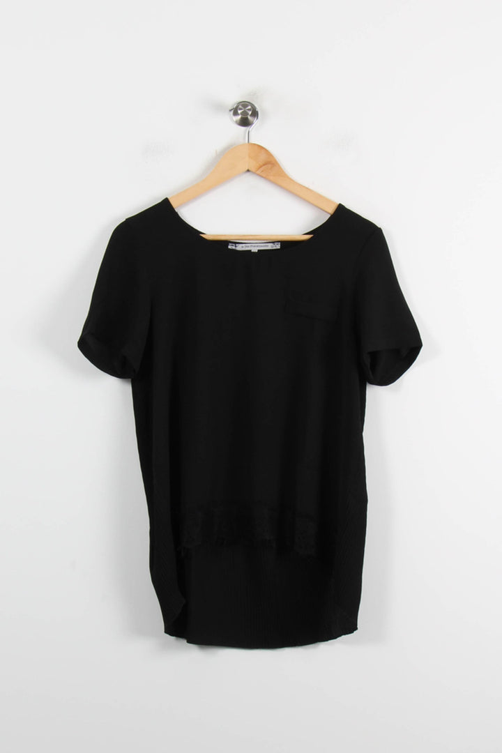 Blouse Noire - Taille XL/42 de la marque La Fée Maraboutée | PARAD72472 - Vendu par Paradigme - Image 2