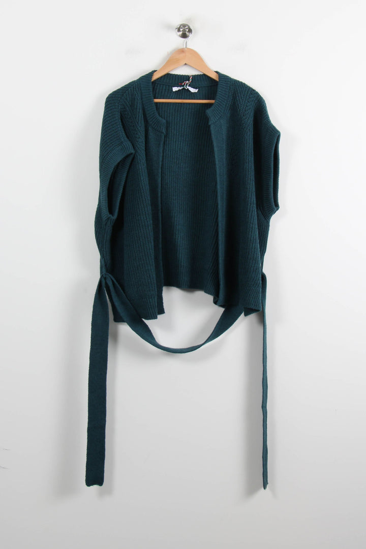 Gilet Vert - Taille M/38 de la marque La Fée Maraboutée | PARAD72475 - Vendu par Paradigme - Image 2