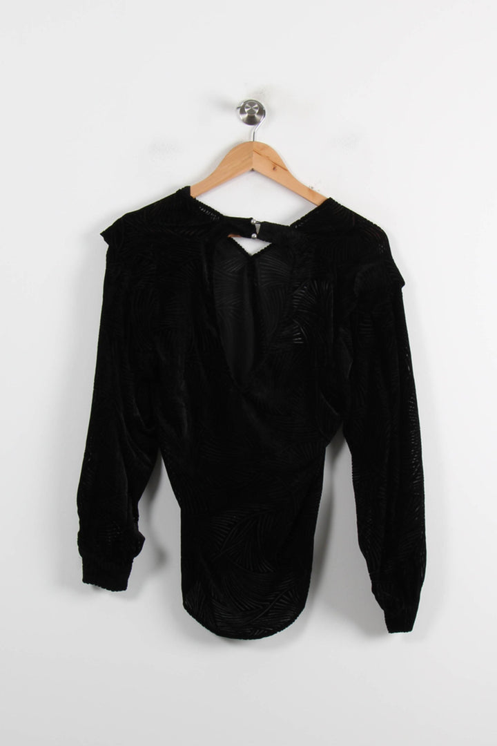 Blouse Noire - Taille S/36 de la marque IKKS | PARAD72480 - Vendu par Paradigme - Image 4