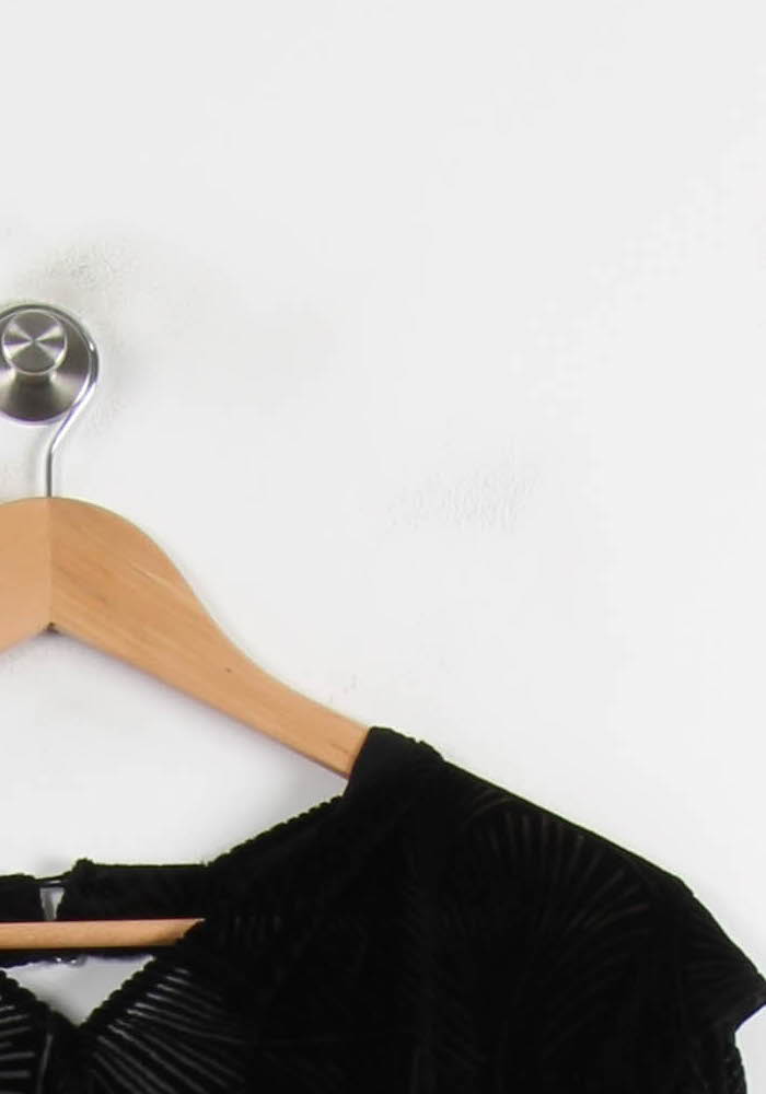 Blouse Noire - Taille S/36 de la marque IKKS | PARAD72480 - Vendu par Paradigme - Image 3