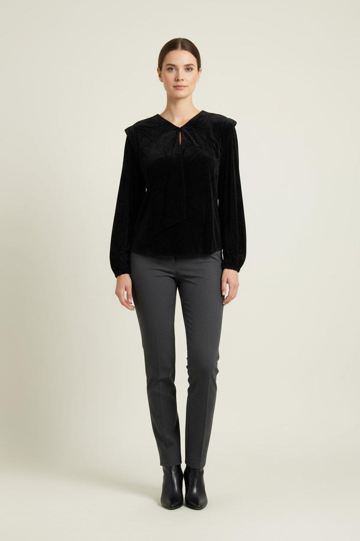 Blouse Noire - Taille S/36 de la marque IKKS | PARAD72480 - Vendu par Paradigme - Image 1