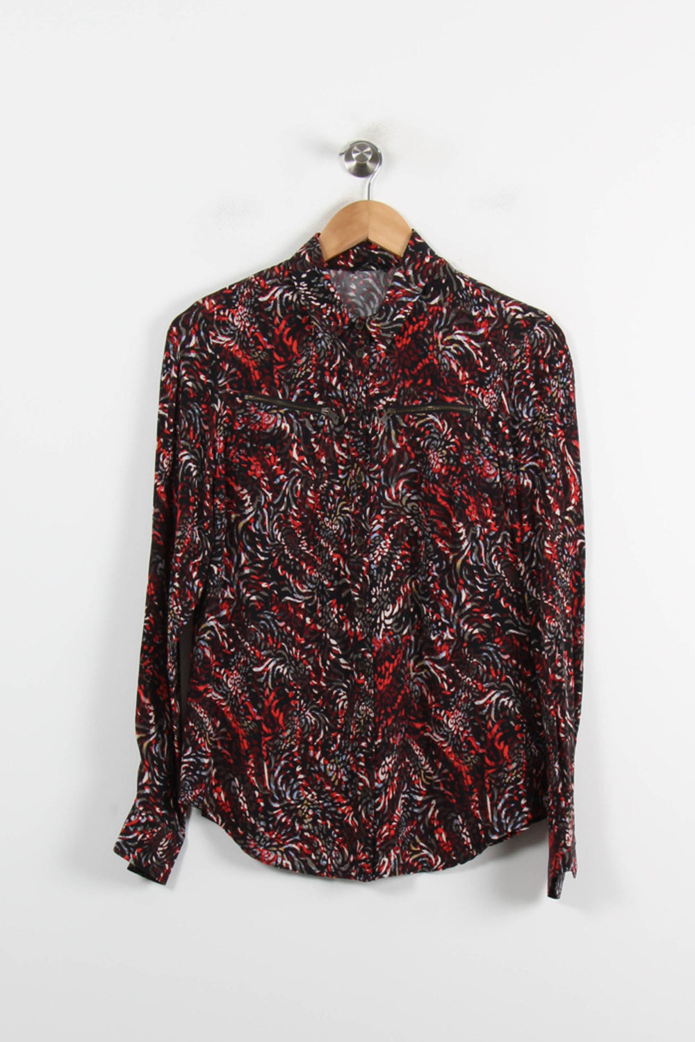 Chemise Rouge et Noire - Taille S/36 de la marque One Step | PARAD72482 - Vendu par Paradigme - Image 2