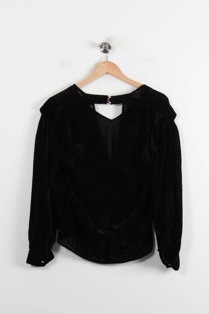 Blouse Noire - Taille M/38 de la marque IKKS | PARAD72486 - Vendu par Paradigme - Image 4