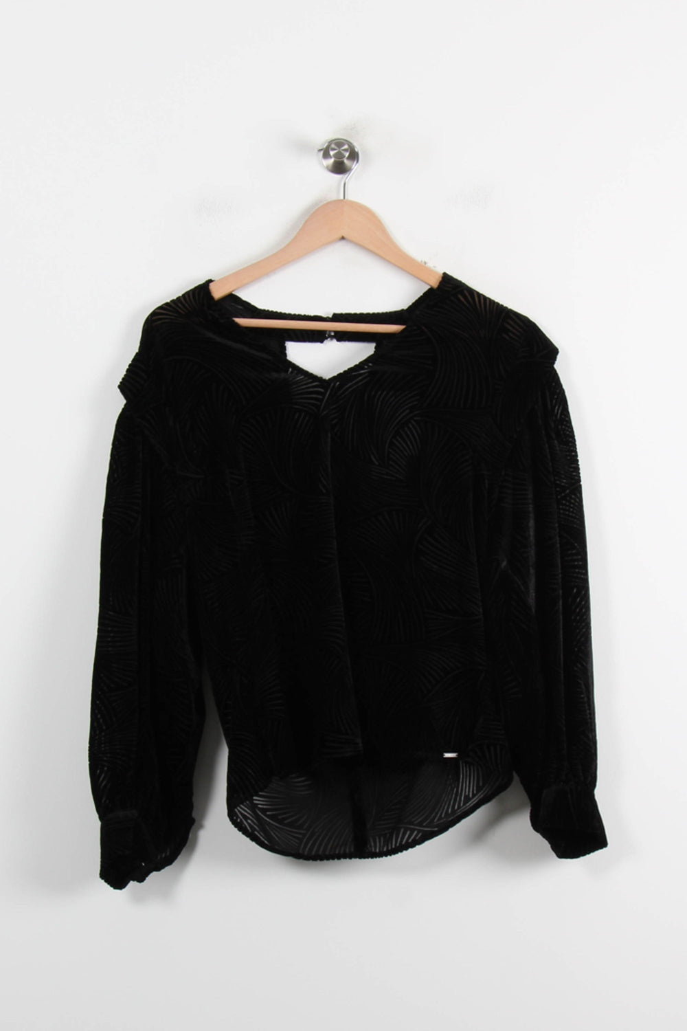 Blouse Noire - Taille M/38 de la marque IKKS | PARAD72486 - Vendu par Paradigme - Image 2