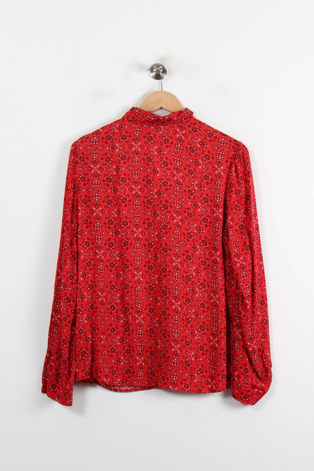 Blouse Rouge et Noire - Taille L/40 de la marque IKKS | PARAD72493 - Vendu par Paradigme - Image 4