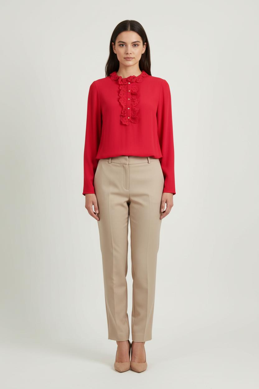 Blouse Rouge - Taille S/36 de la marque One Step | PARAD72495 - Vendu par Paradigme - Image 1
