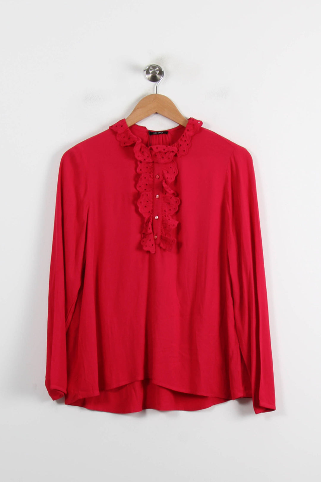 Blouse Rouge - Taille S/36 de la marque One Step | PARAD72495 - Vendu par Paradigme - Image 2