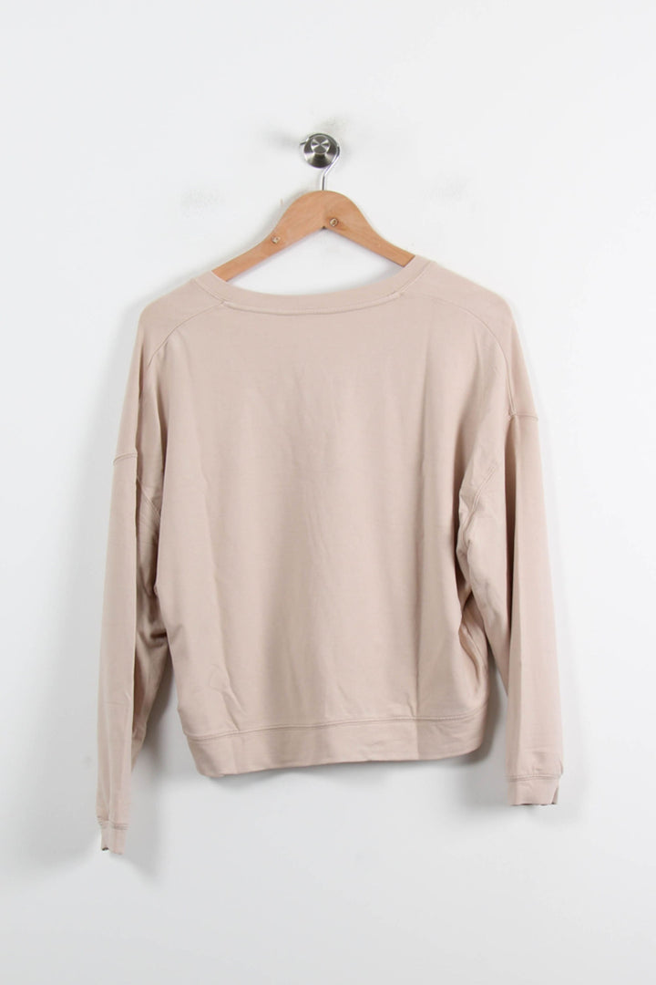 Sweat Beige - Taille M/38 de la marque Majestic Filatures | PARAD72498 - Vendu par Paradigme - Image 4