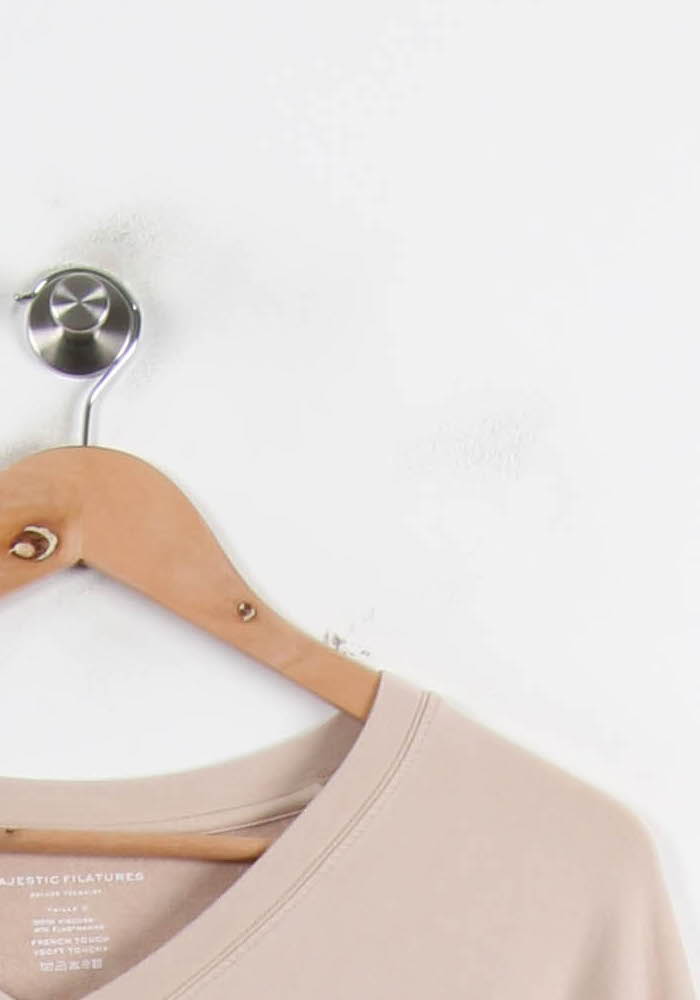 Sweat Beige - Taille M/38 de la marque Majestic Filatures | PARAD72498 - Vendu par Paradigme - Image 3