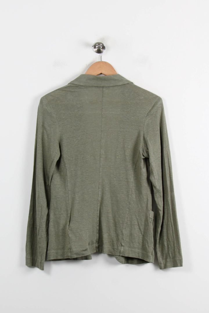 Blazer Vert - Taille M/38 de la marque Majestic Filatures | PARAD72499 - Vendu par Paradigme - Image 4