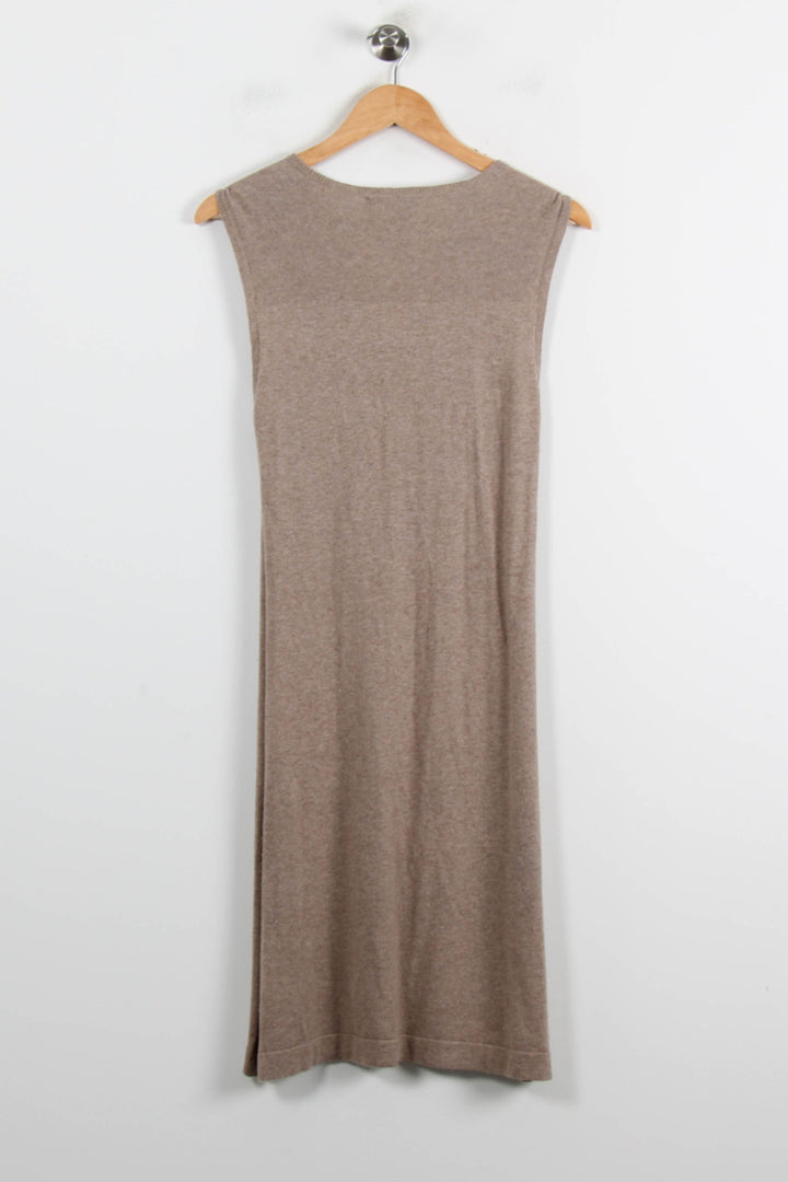 Robe Sans Manches Beige - Taille L/40 de la marque Gerard Darel | PARAD72502 - Vendu par Paradigme - Image 4