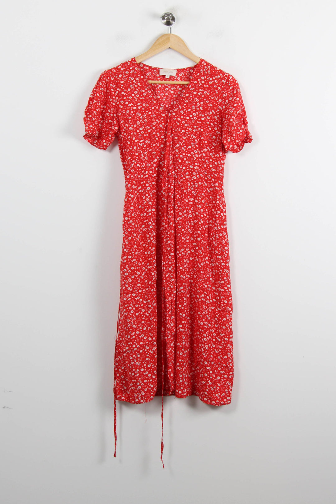 Robe Midi Rouge et Blanche - Taille S/36 de la marque Grace & Mila | PARAD72504 - Vendu par Paradigme - Image 2