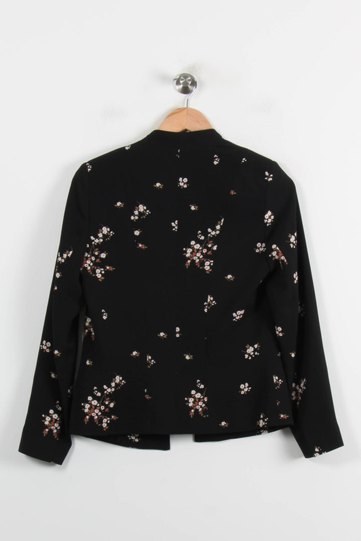 Blazer Noir à Fleurs - Taille XS/34 de la marque I.Code | PARAD72512 - Vendu par Paradigme - Image 4